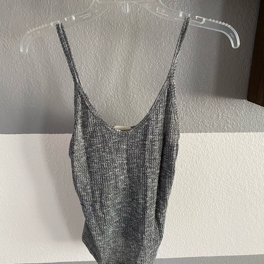 Black and white crop top